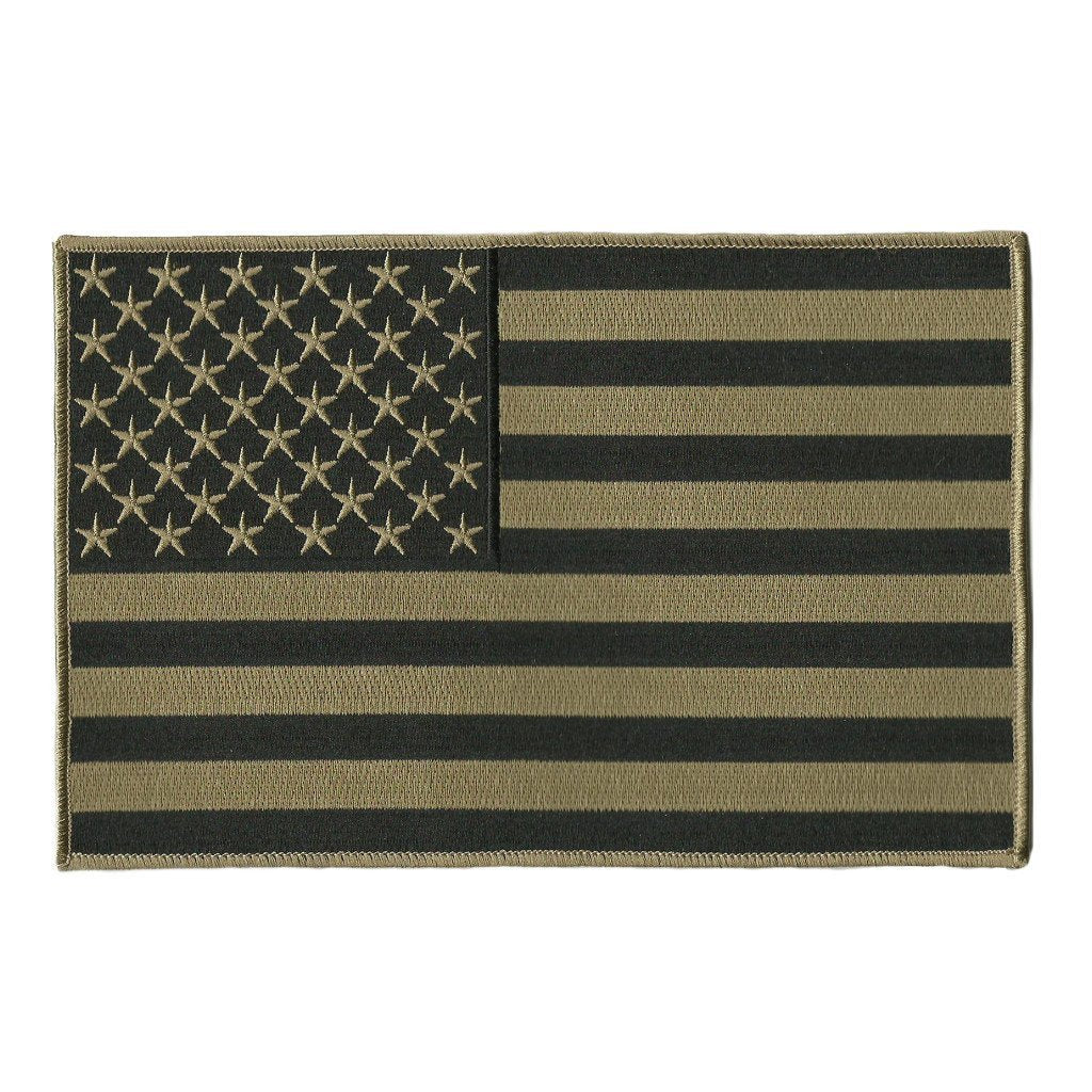 USA Flag Patches - Motorcycle Vest - Iron-On