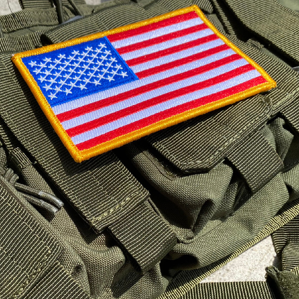 USA Flag Patch for Tactical Uniform Rigs - 3" x5"