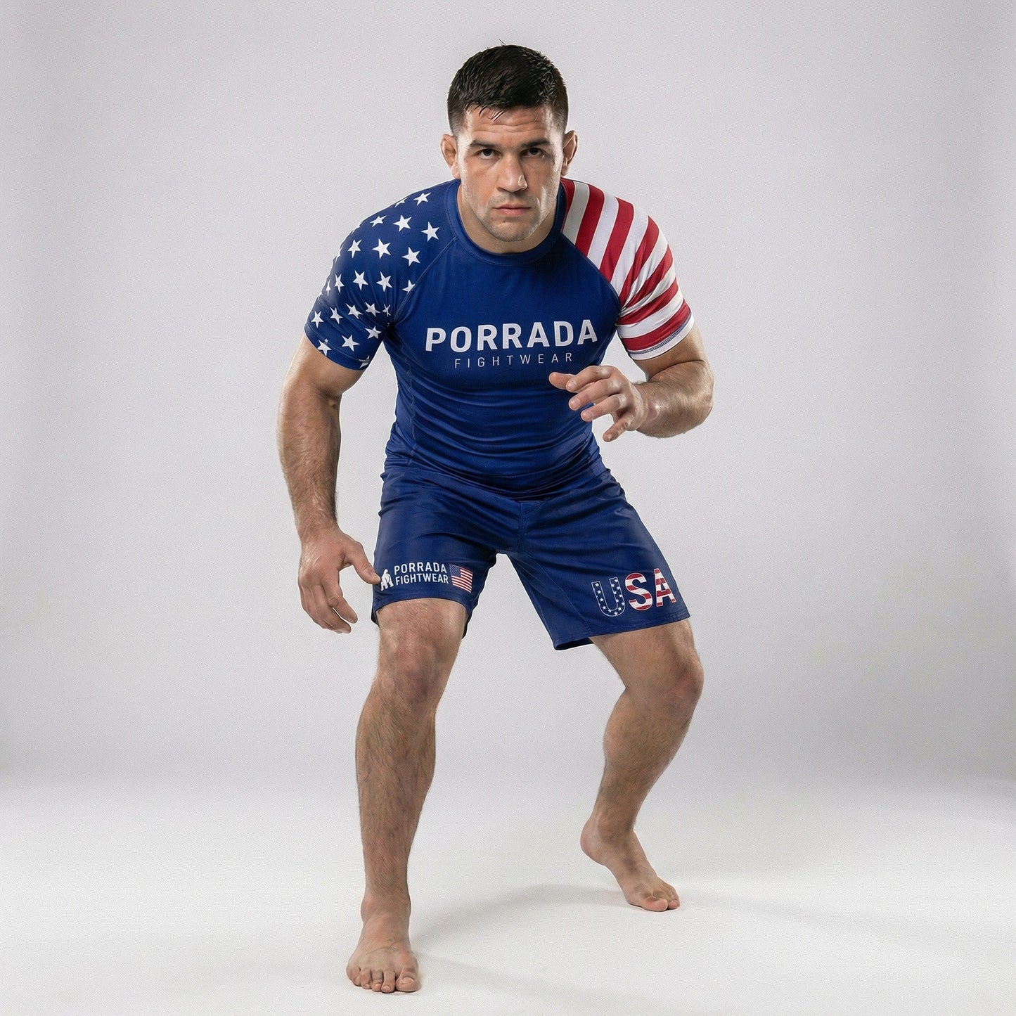 USA PATRIOT SHORT SLEEVE RASH GUARD