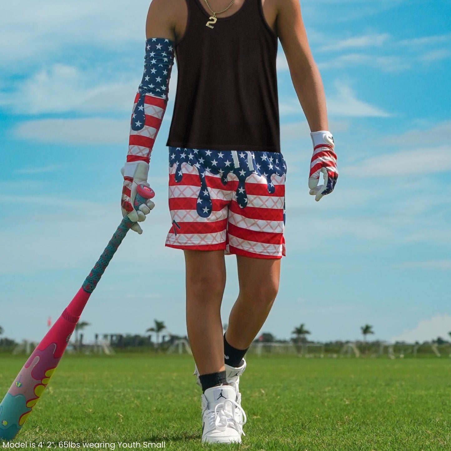 USA Flag Ice Cream Shorts