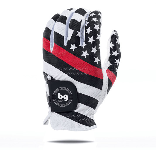 USA Red Line Mesh Golf Glove