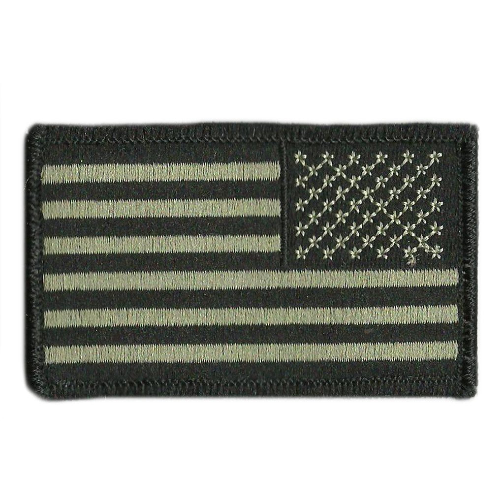 Reverse USA Shoulder Patches - Iron-On