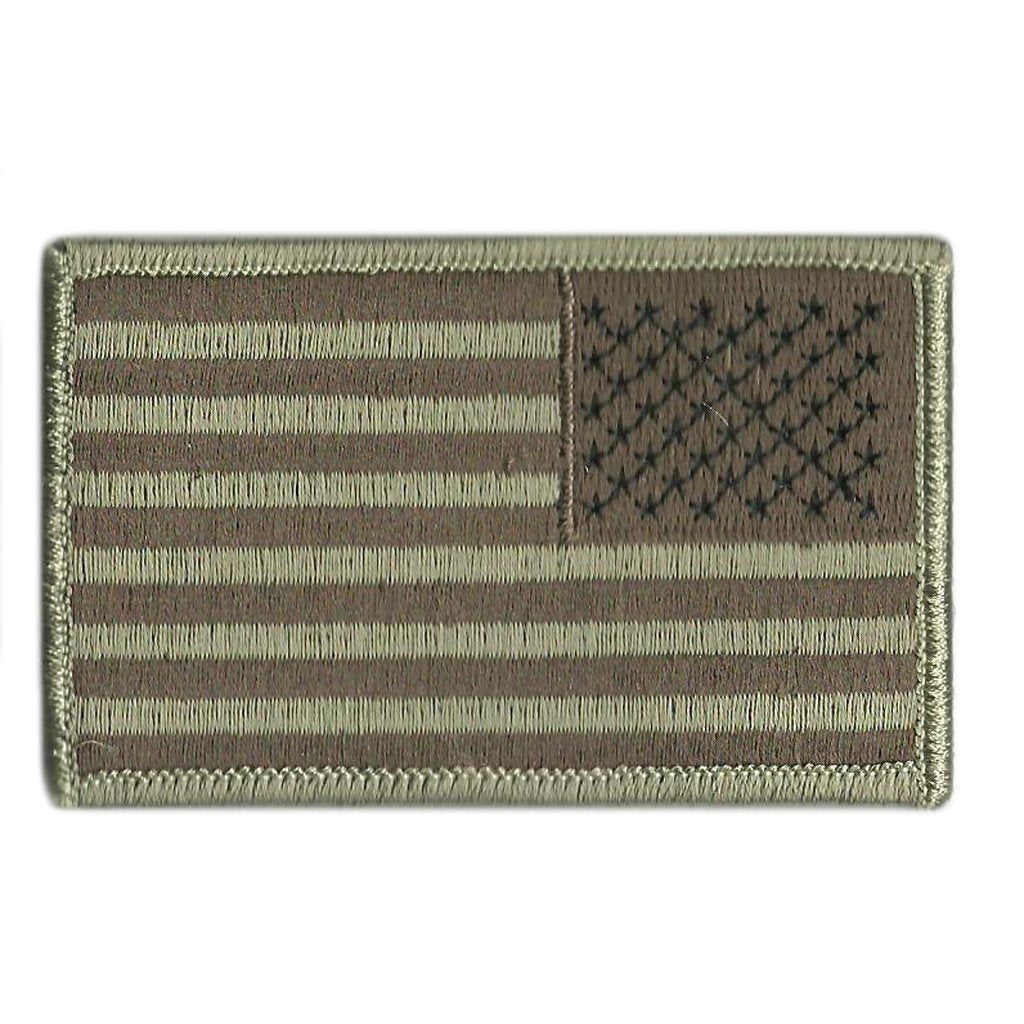 Reverse USA Shoulder Patches - Iron-On