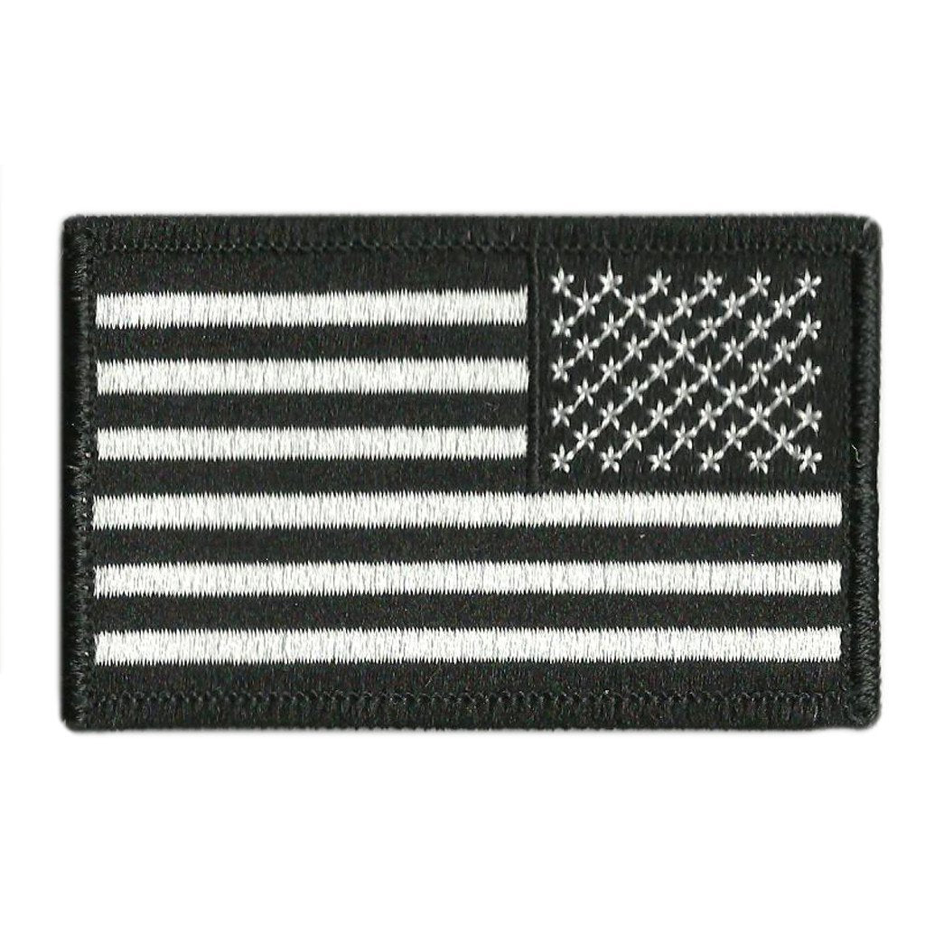 Reverse USA Shoulder Patches - Iron-On