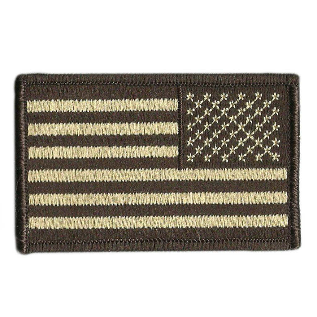 Reverse USA Shoulder Patches - Iron-On