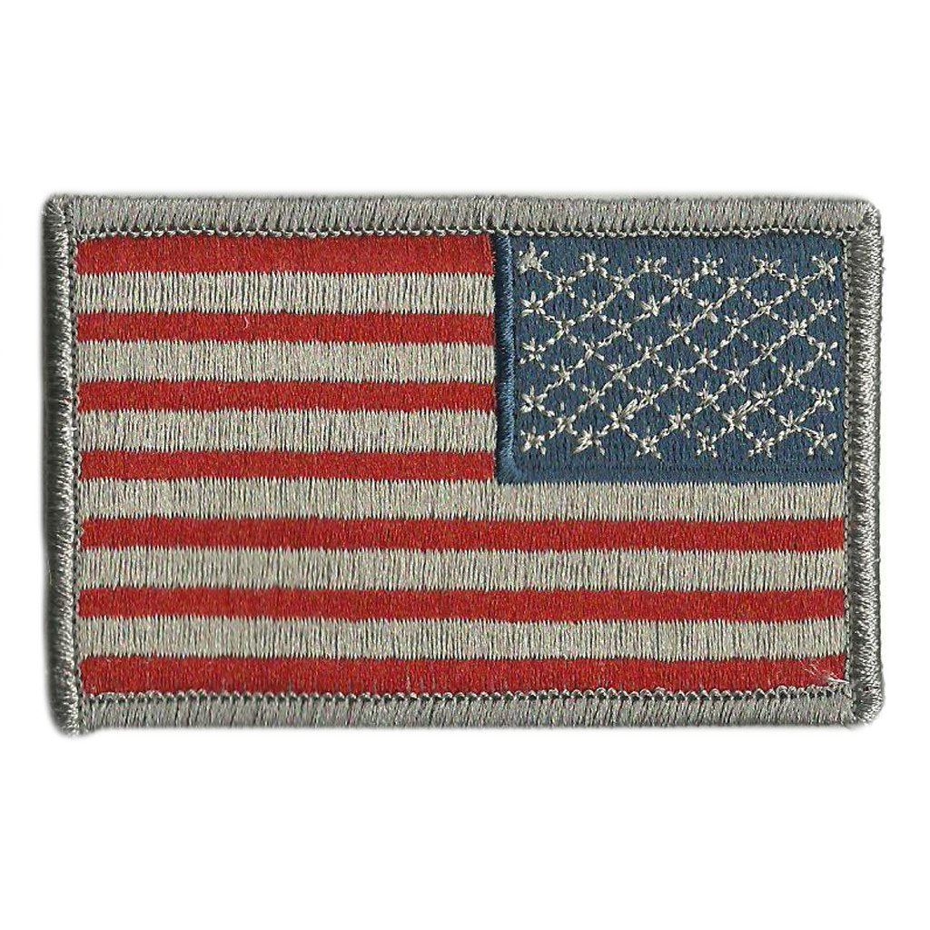 Reverse USA Shoulder Patches - Iron-On