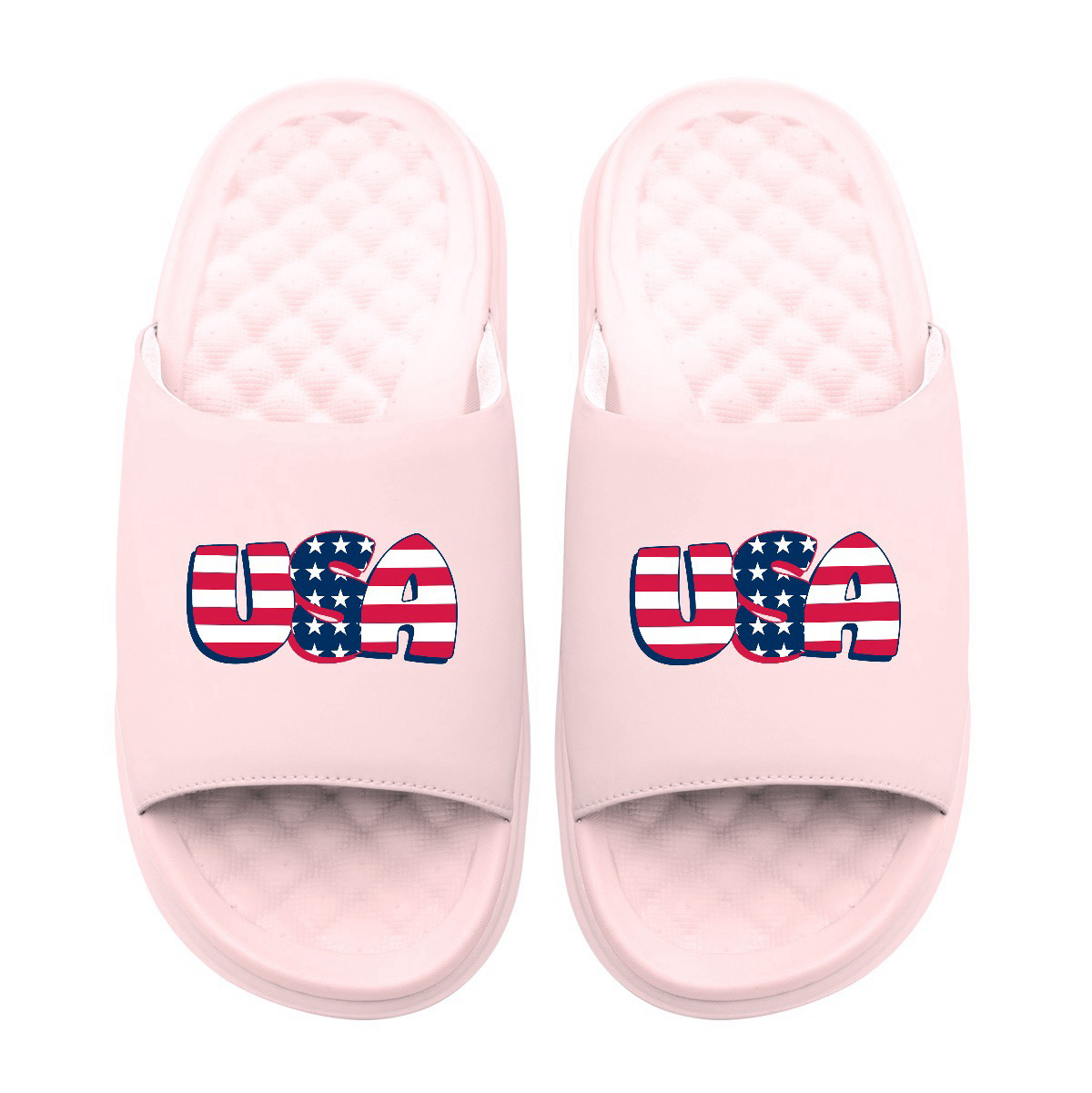 USA Flag Wordmark Motive