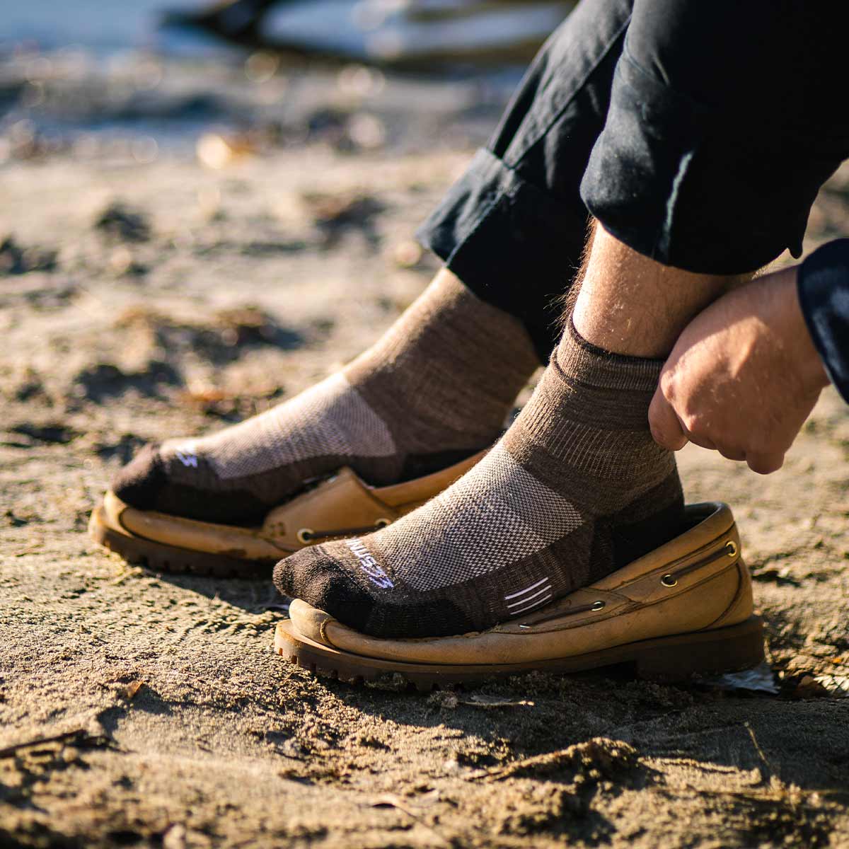 Microweight Cushion - Mini Crew Wool Socks Mountain Heritage