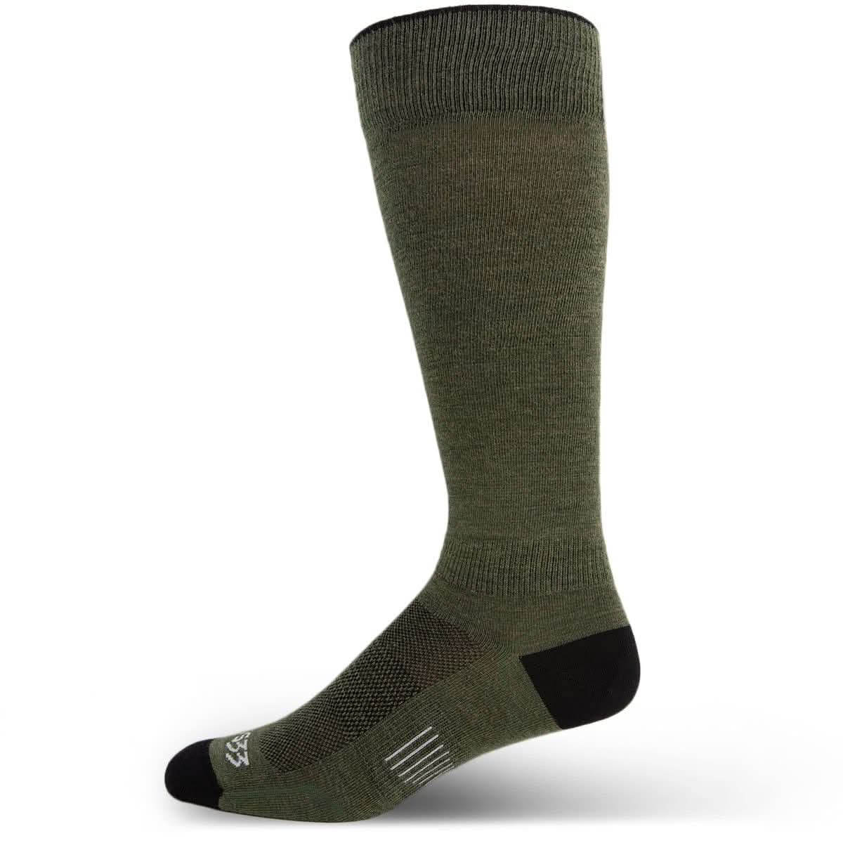 Microweight - Over the Calf Wool Socks Mountain Heritage