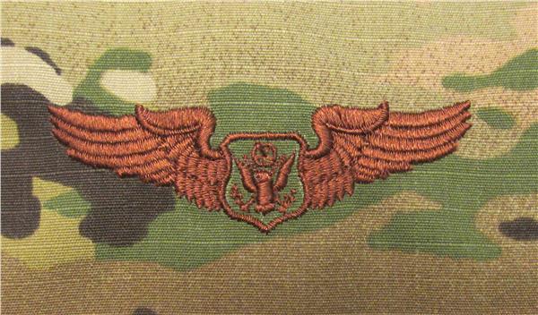 Non-Rated Officer Aircrew Member Badge OCP - Air Force Occupational Badge