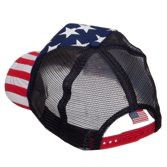 5 Panel Foam Trucker USA Cap