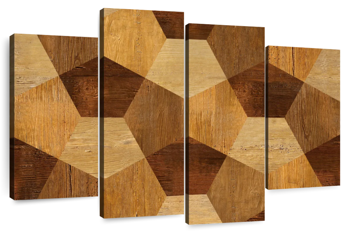 Abstract Wood Decor Wall Art