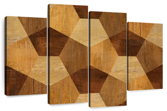 Abstract Wood Decor Wall Art