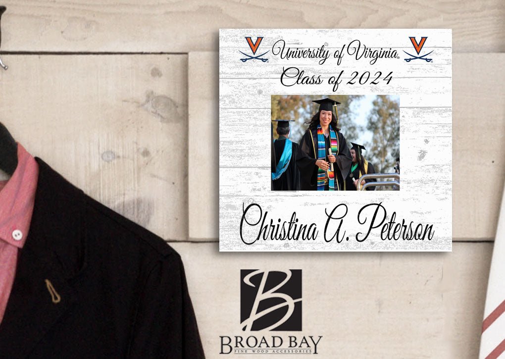 UVA Graduation Frame - Class Year Picture Plaque - Custom - Upload Your Photo, Name & Class Year – 10.5"x10.5"