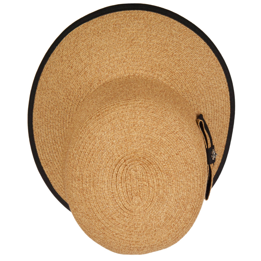 UPF 50+ Women's Paper Braid Large Brim Hat