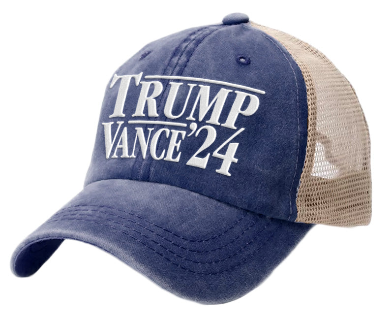 Trump Vance - Navy Trucker Hat - 2814
