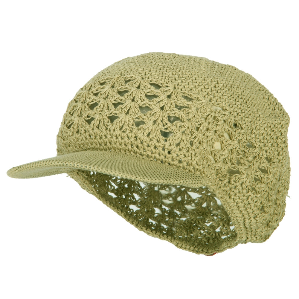 Visor Cotton Kufi Cap