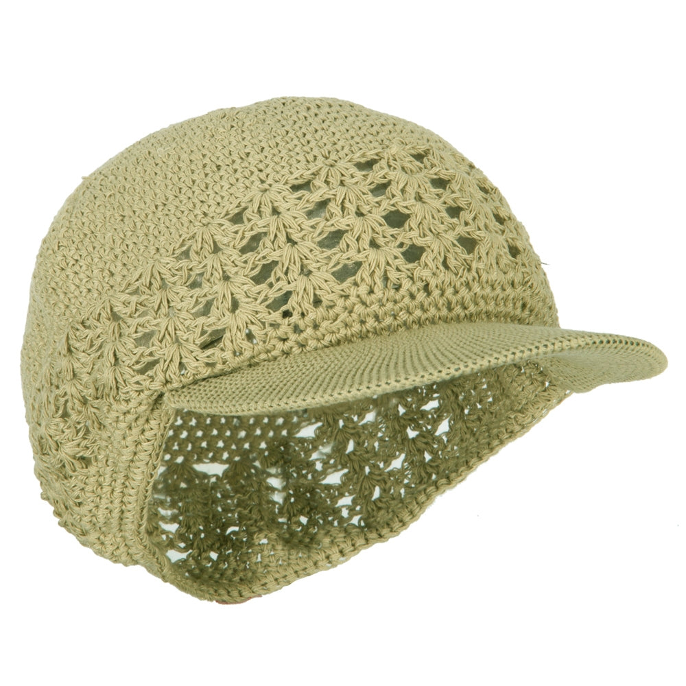 Visor Cotton Kufi Cap