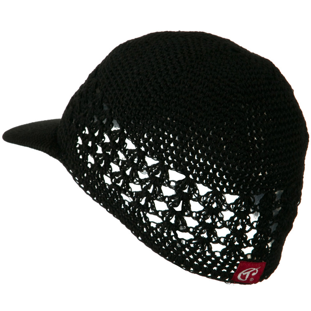 Visor Cotton Kufi Cap