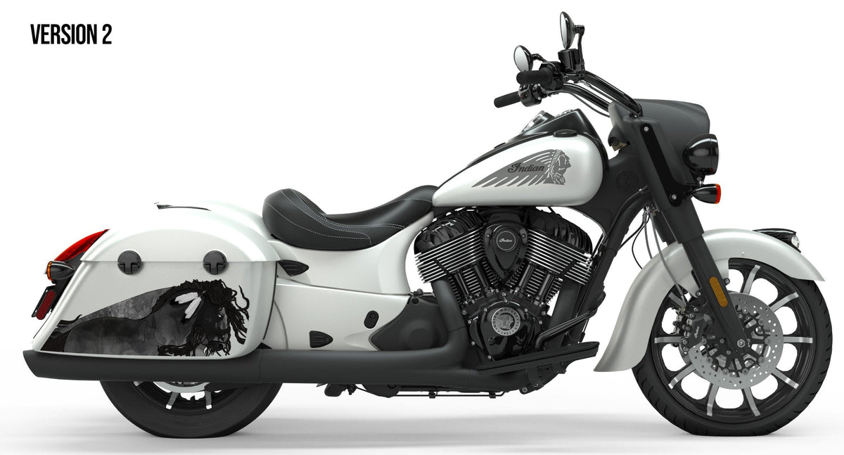 Dark Horse - Saddlebag - V2 - Rounded Bags