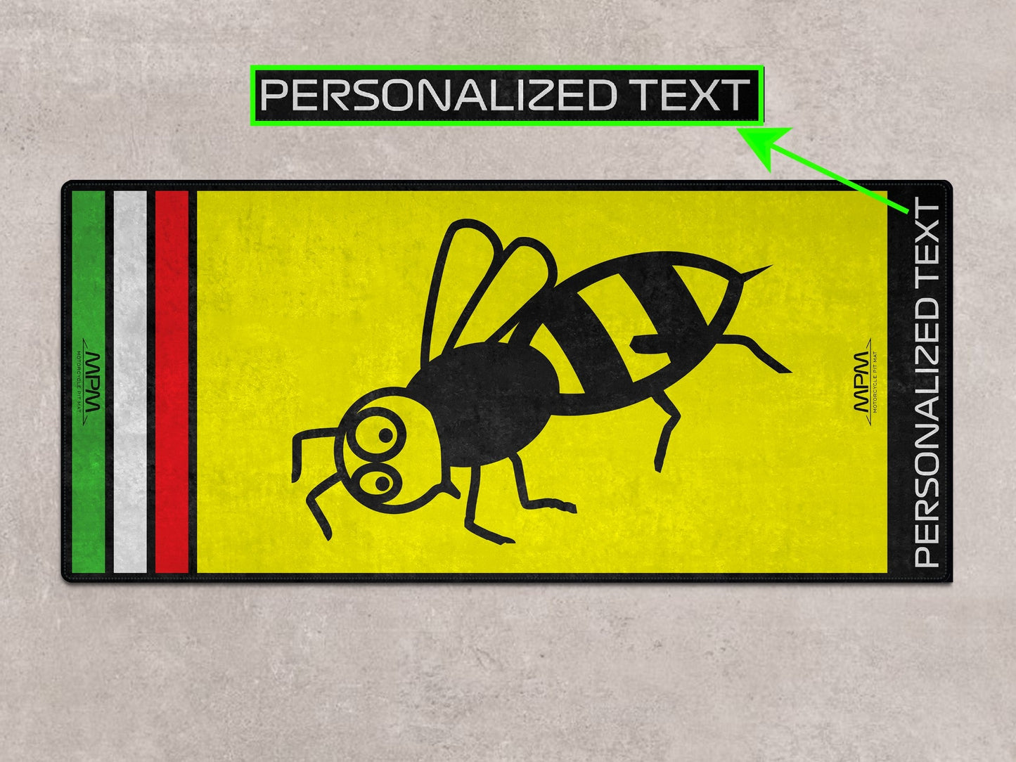 MPM Motorcycle Mat for Vespa Bee Design - MM7215