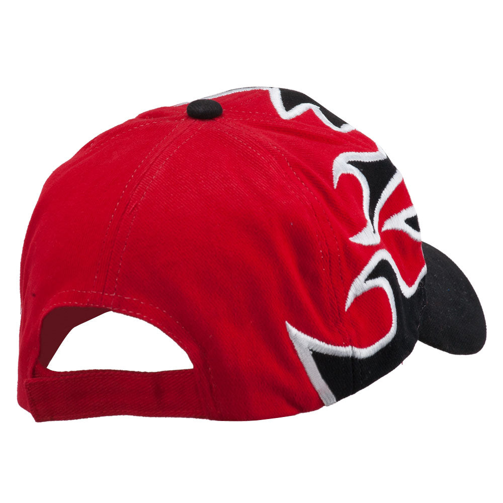 Vintage Flame Design Cotton Cap