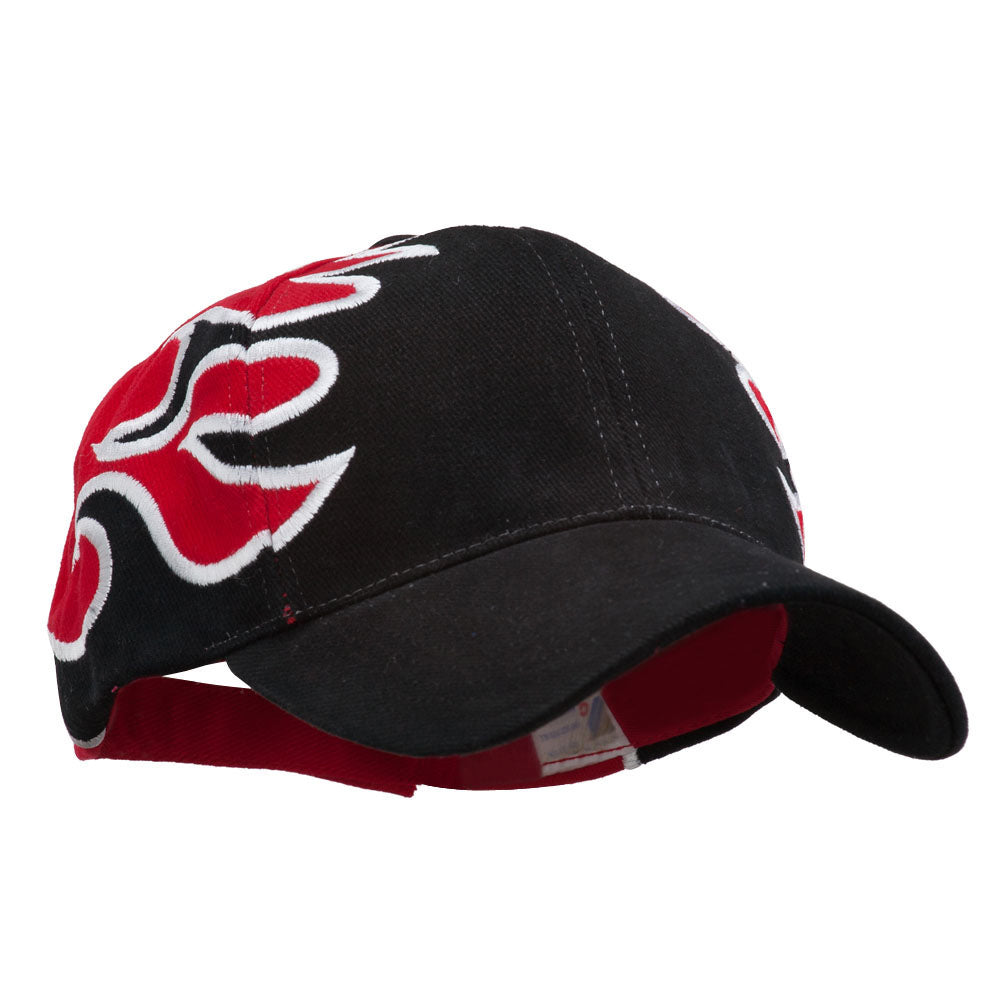 Vintage Flame Design Cotton Cap