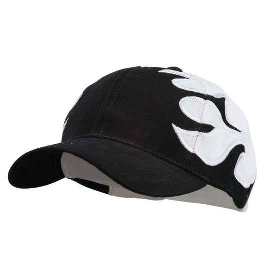 Vintage Flame Design Cotton Cap