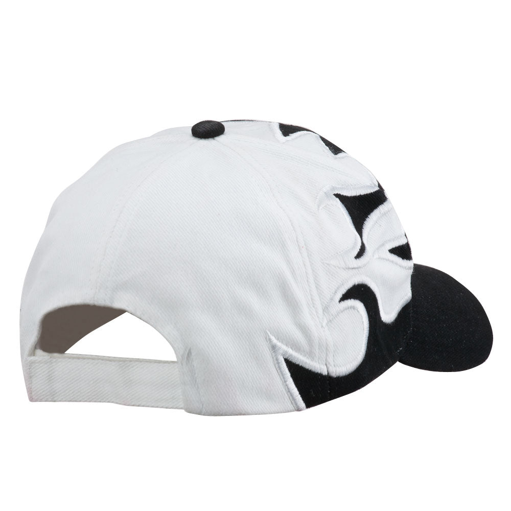 Vintage Flame Design Cotton Cap