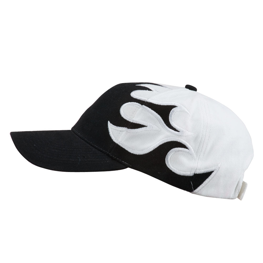 Vintage Flame Design Cotton Cap