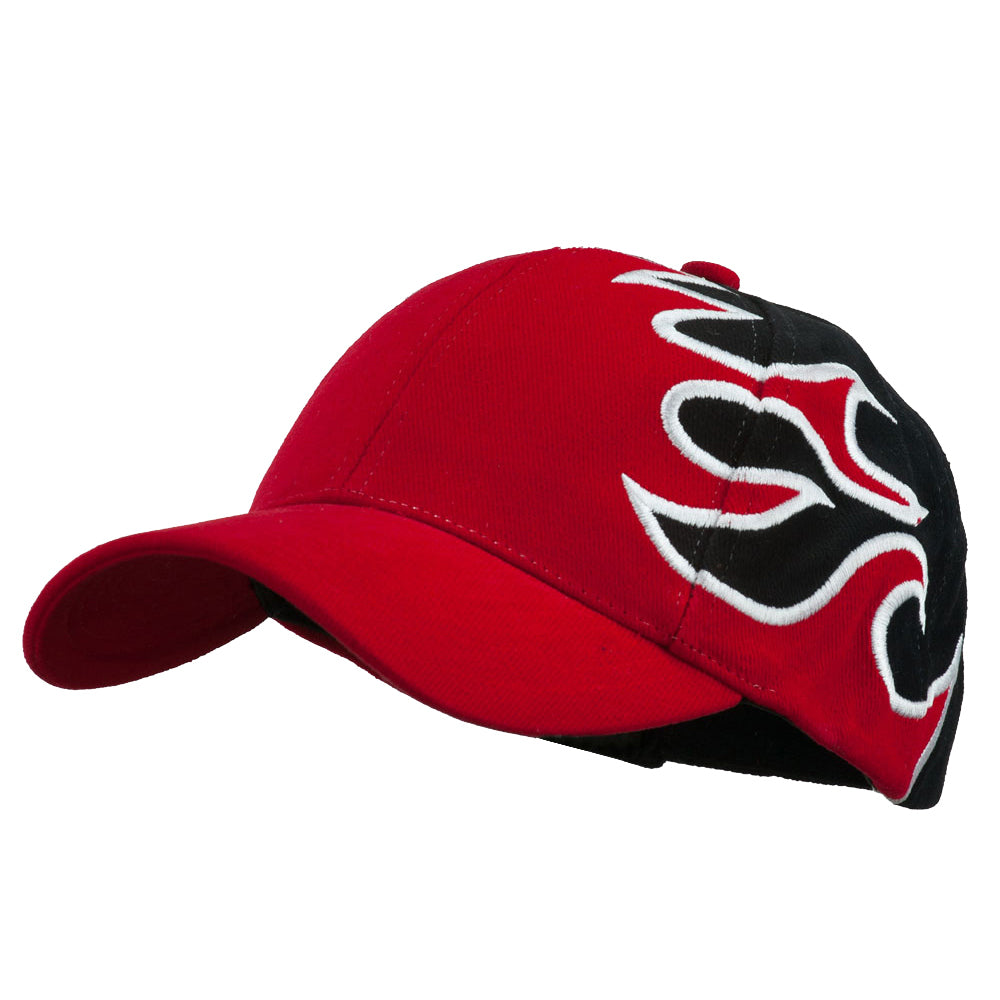 Vintage Flame Design Cotton Cap