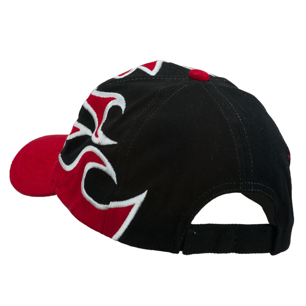 Vintage Flame Design Cotton Cap