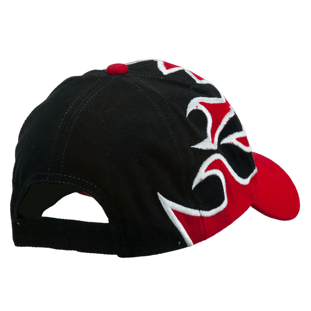 Vintage Flame Design Cotton Cap