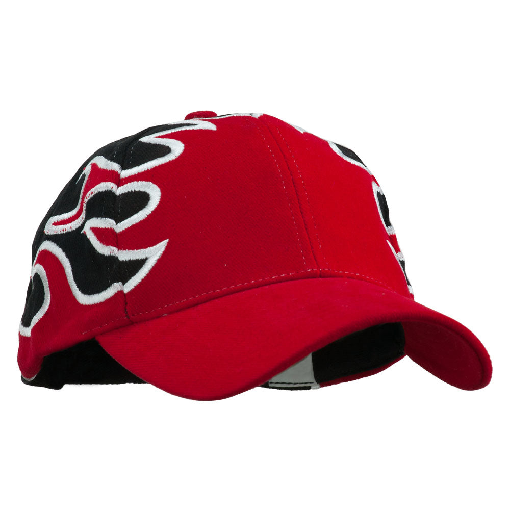 Vintage Flame Design Cotton Cap