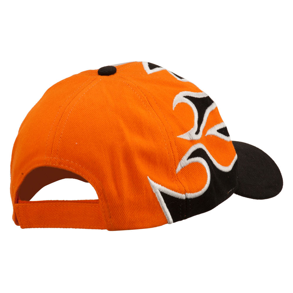 Vintage Flame Design Cotton Cap
