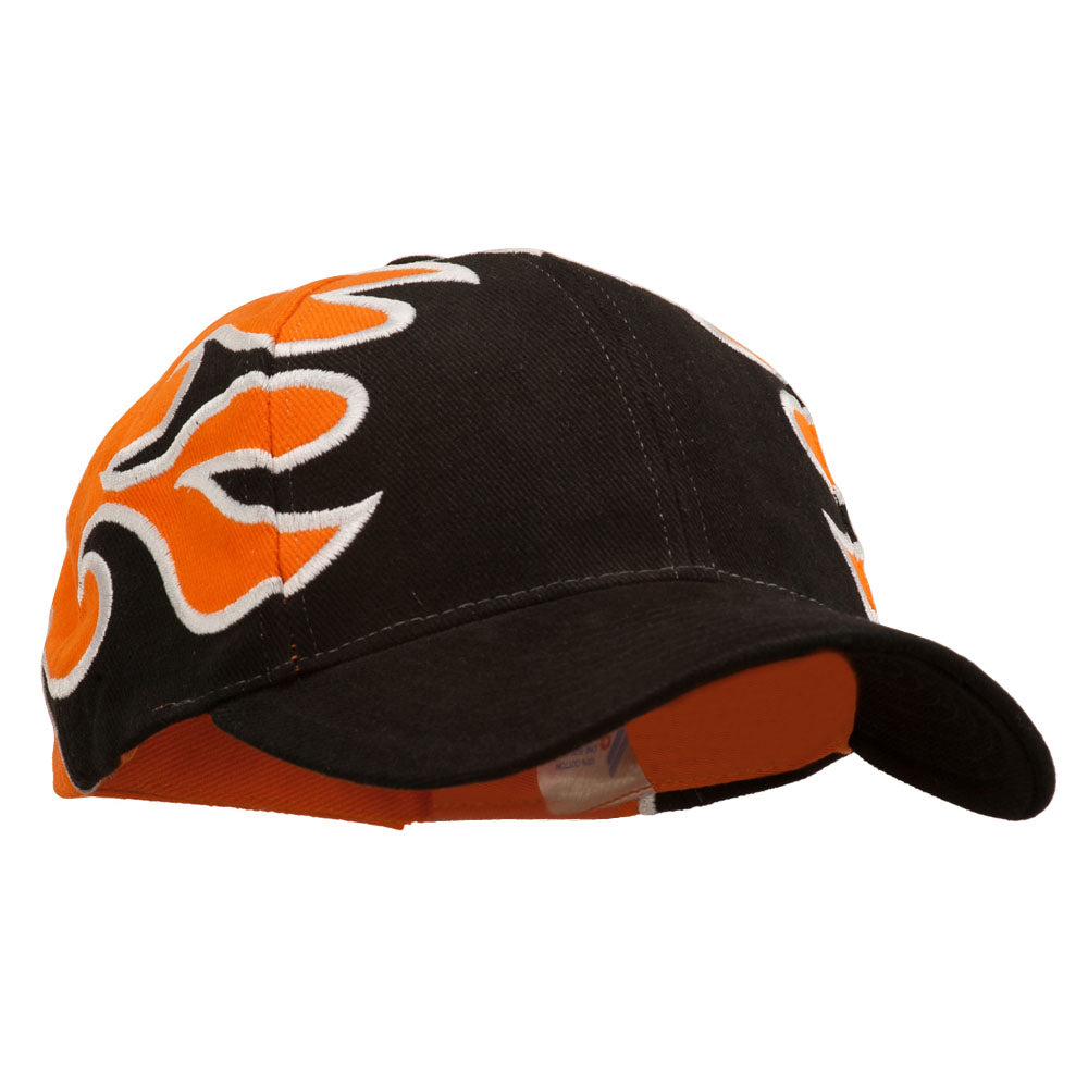 Vintage Flame Design Cotton Cap