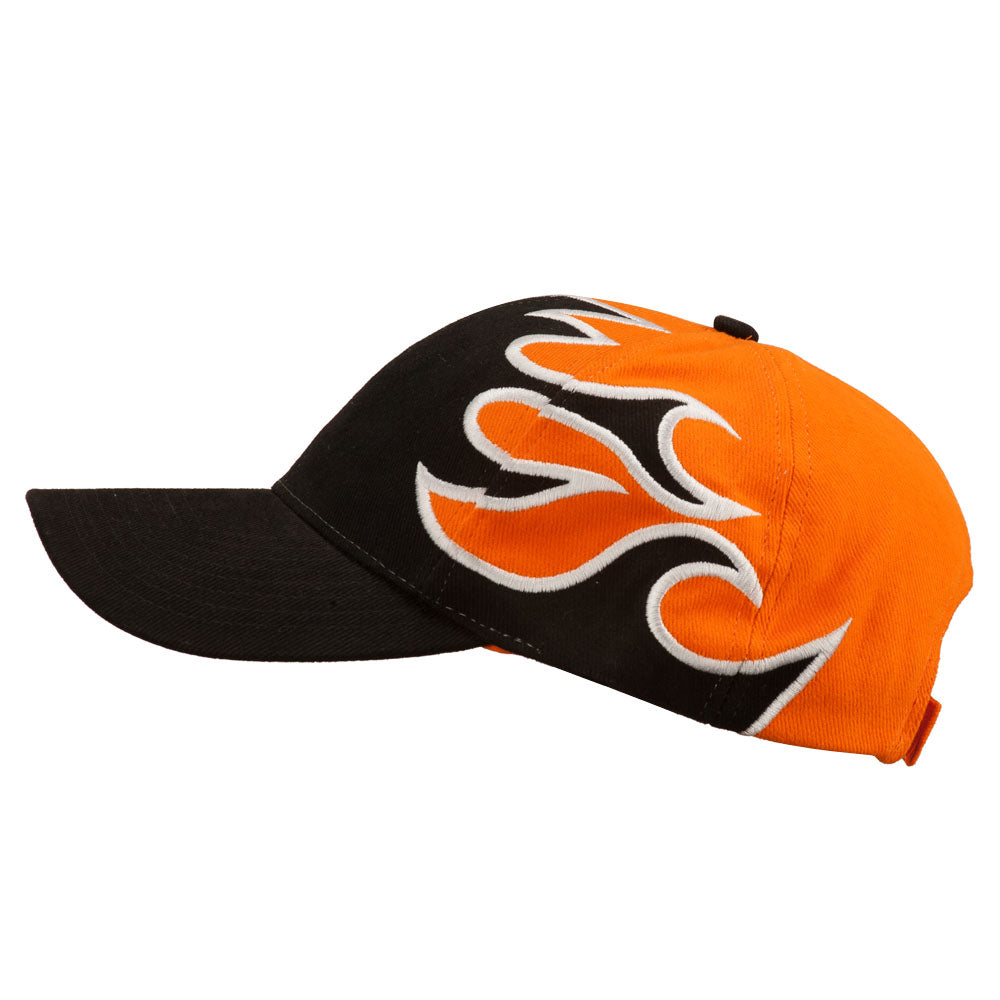 Vintage Flame Design Cotton Cap