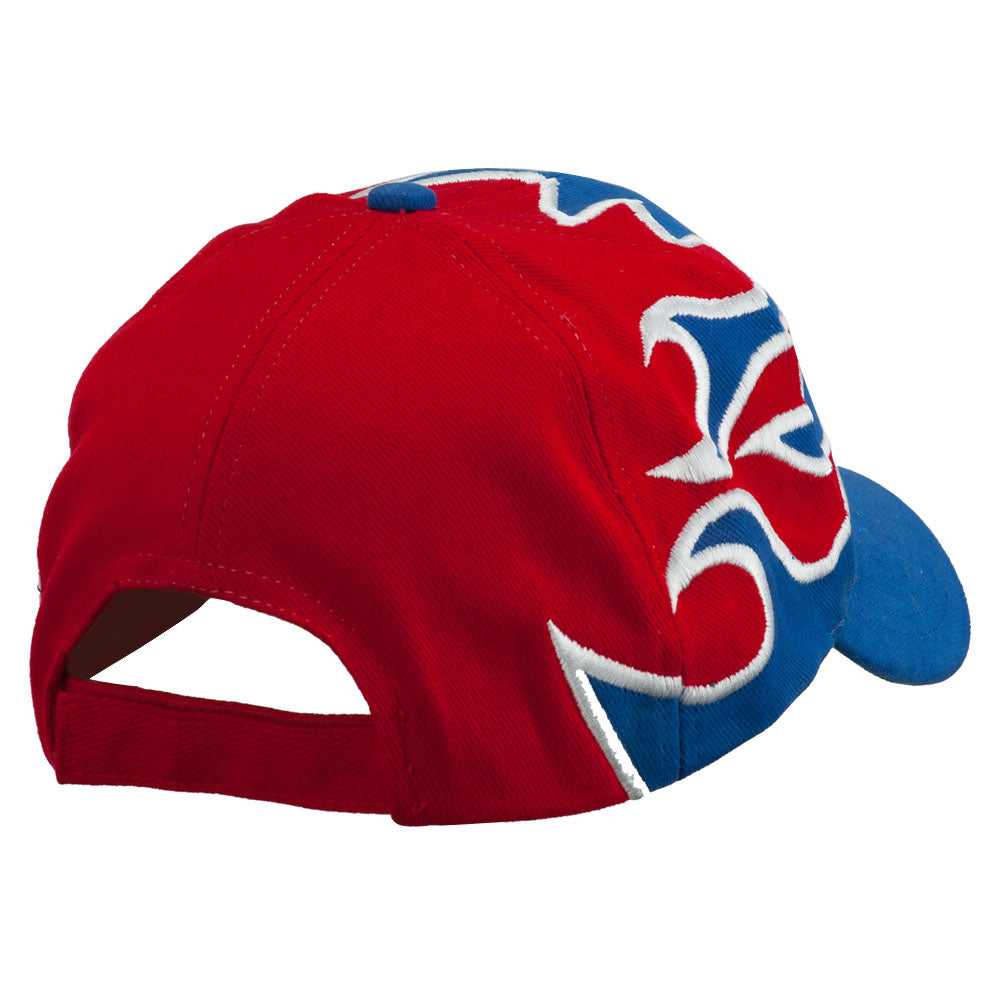 Vintage Flame Design Cotton Cap