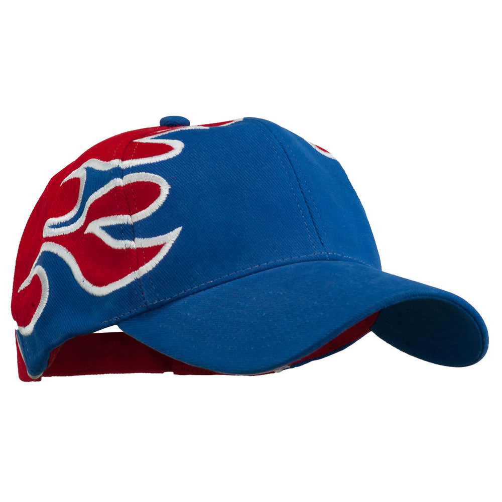 Vintage Flame Design Cotton Cap