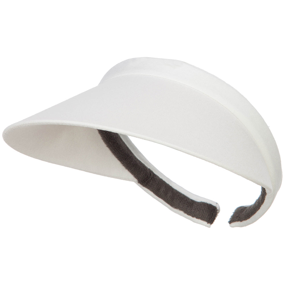 Cotton Small Clip On 4 Inch Bill Visor