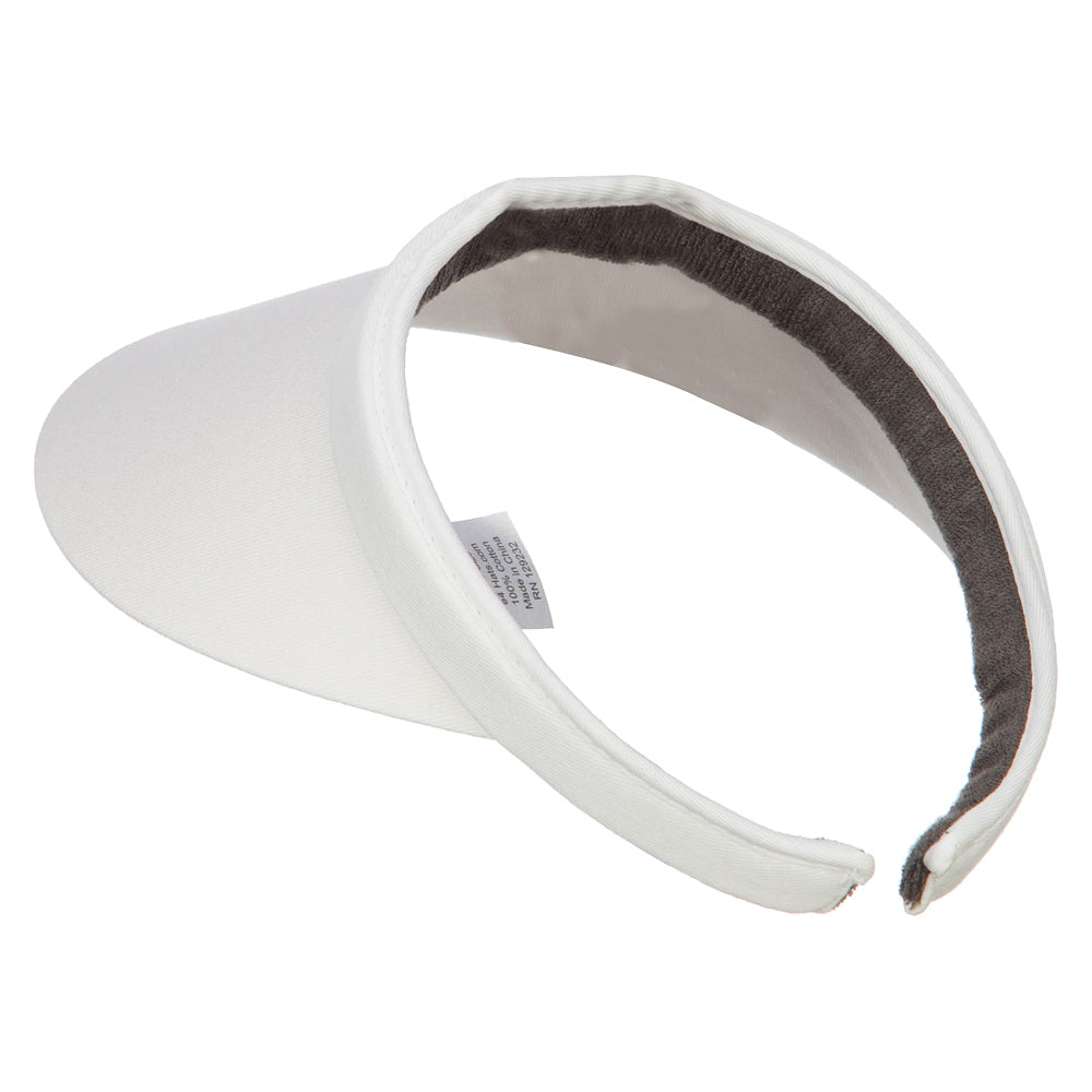 Cotton Small Clip On 4 Inch Bill Visor