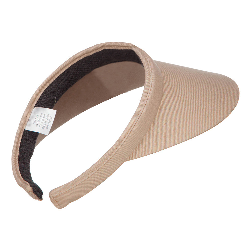 Cotton Small Clip On 4 Inch Bill Visor