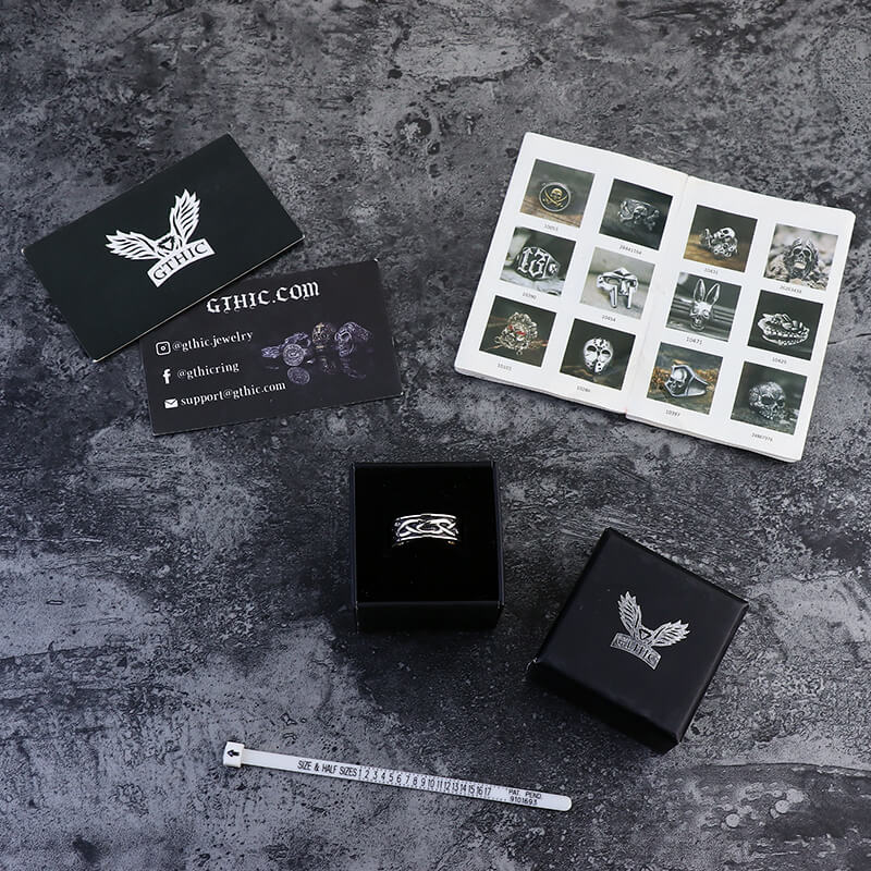 Viking Celtic Knot Stainless Steel Band Ring