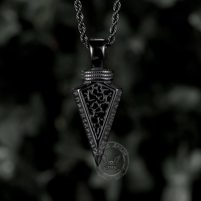 Viking Spear Head Stainless Steel Pendant
