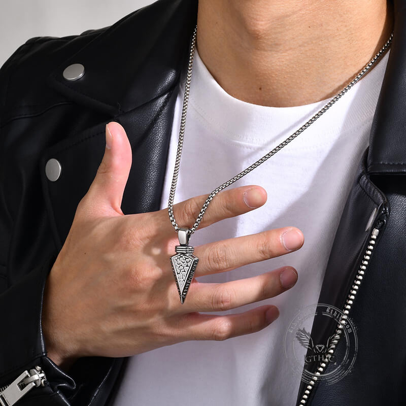 Viking Spear Head Stainless Steel Pendant