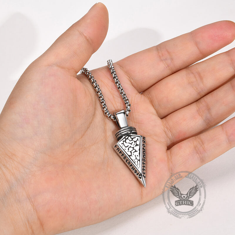 Viking Spear Head Stainless Steel Pendant