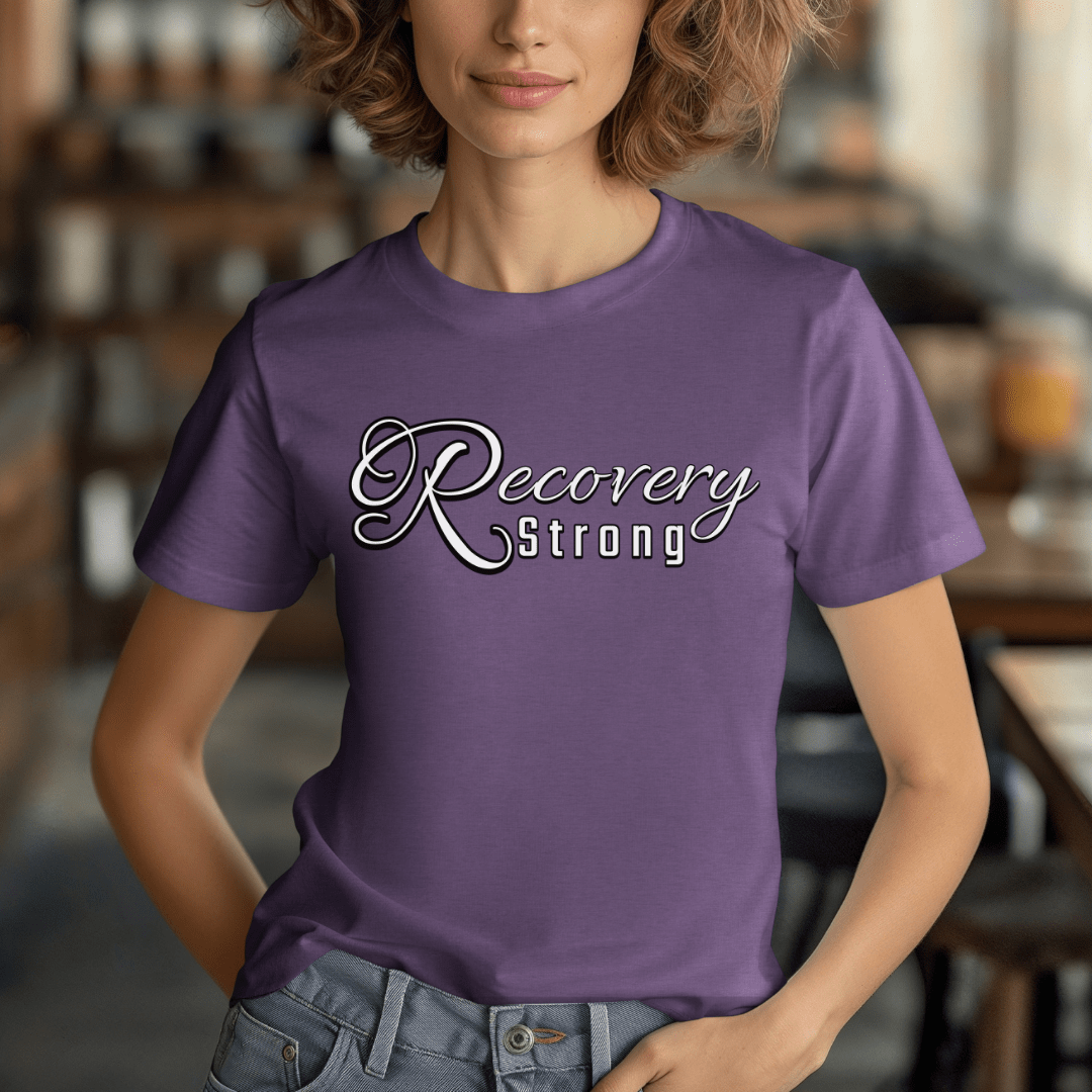 Vintage Blend Recovery T-Shirt | Inspiring Sobriety |  Recovery Strong