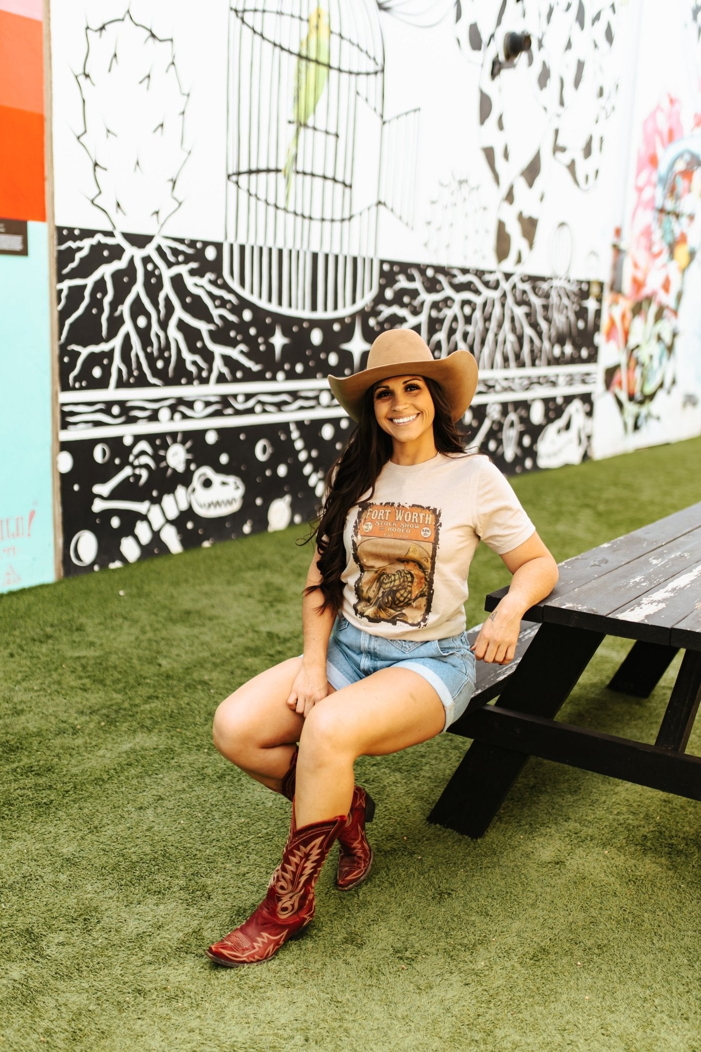 Vintage Fort Worth Rodeo Graphic Tee