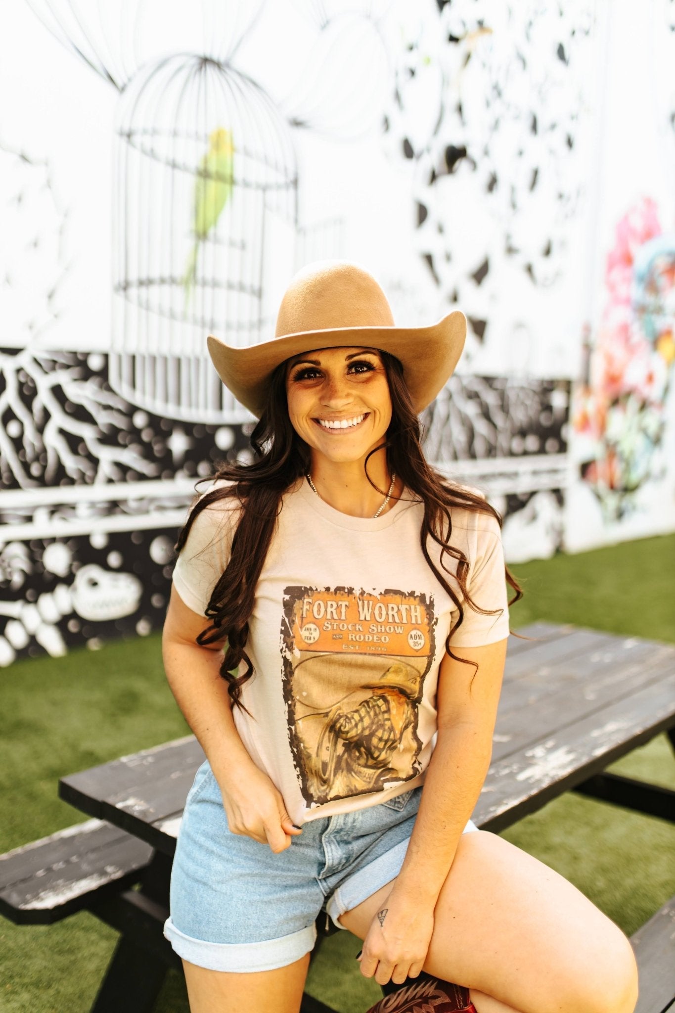 Vintage Fort Worth Rodeo Graphic Tee