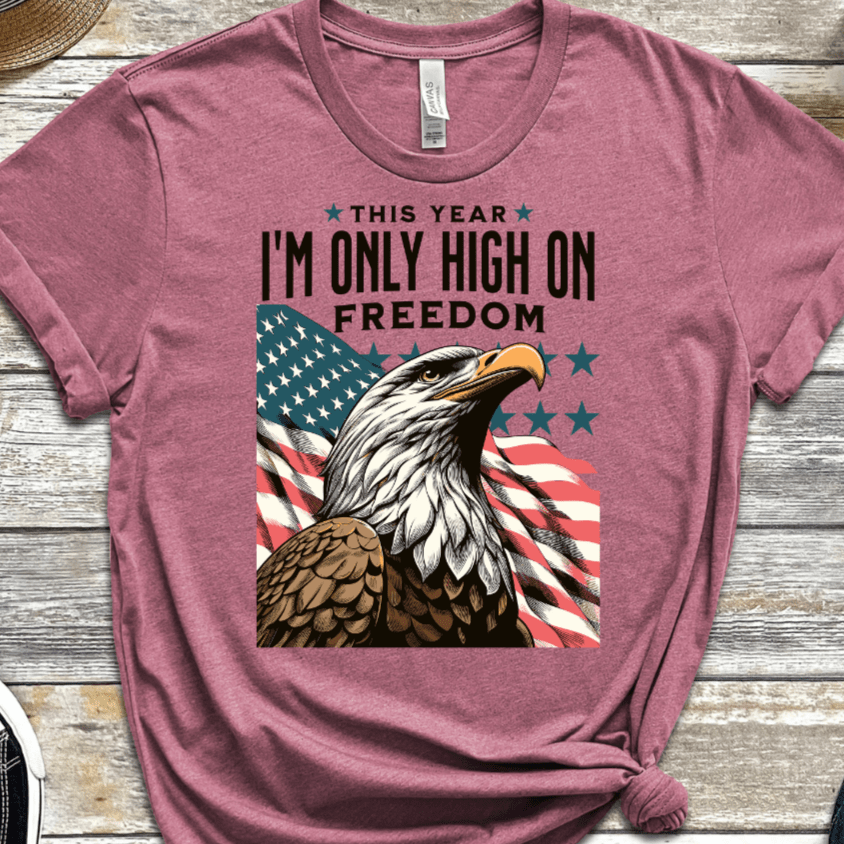 Vintage Recovery T-Shirt | Inspiring Sobriety |  High on Freedom